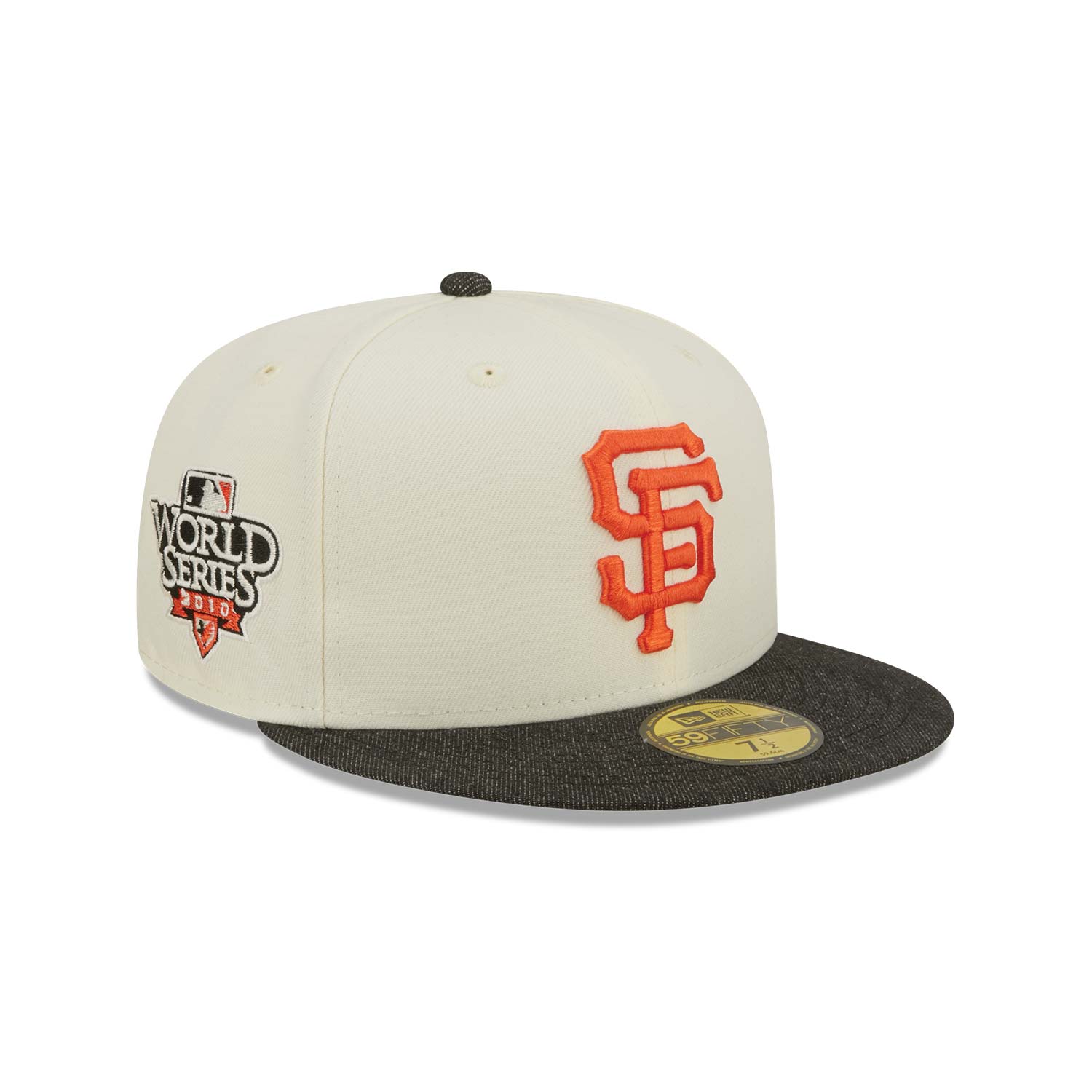 Official New Era San Francisco Giants MLB Two Tone Chrome White 59FIFTY  Fitted Cap B7828_287 B7828_287