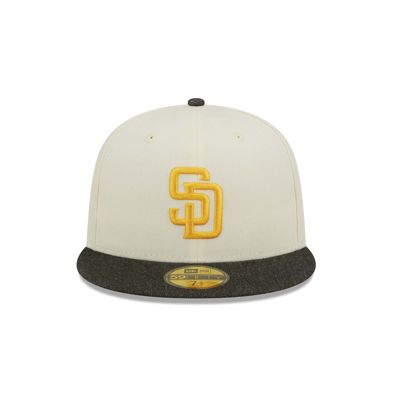 Official New Era San Diego Padres MLB Two Tone Chrome White 59FIFTY Fitted  Cap B7830_286 B7830_286