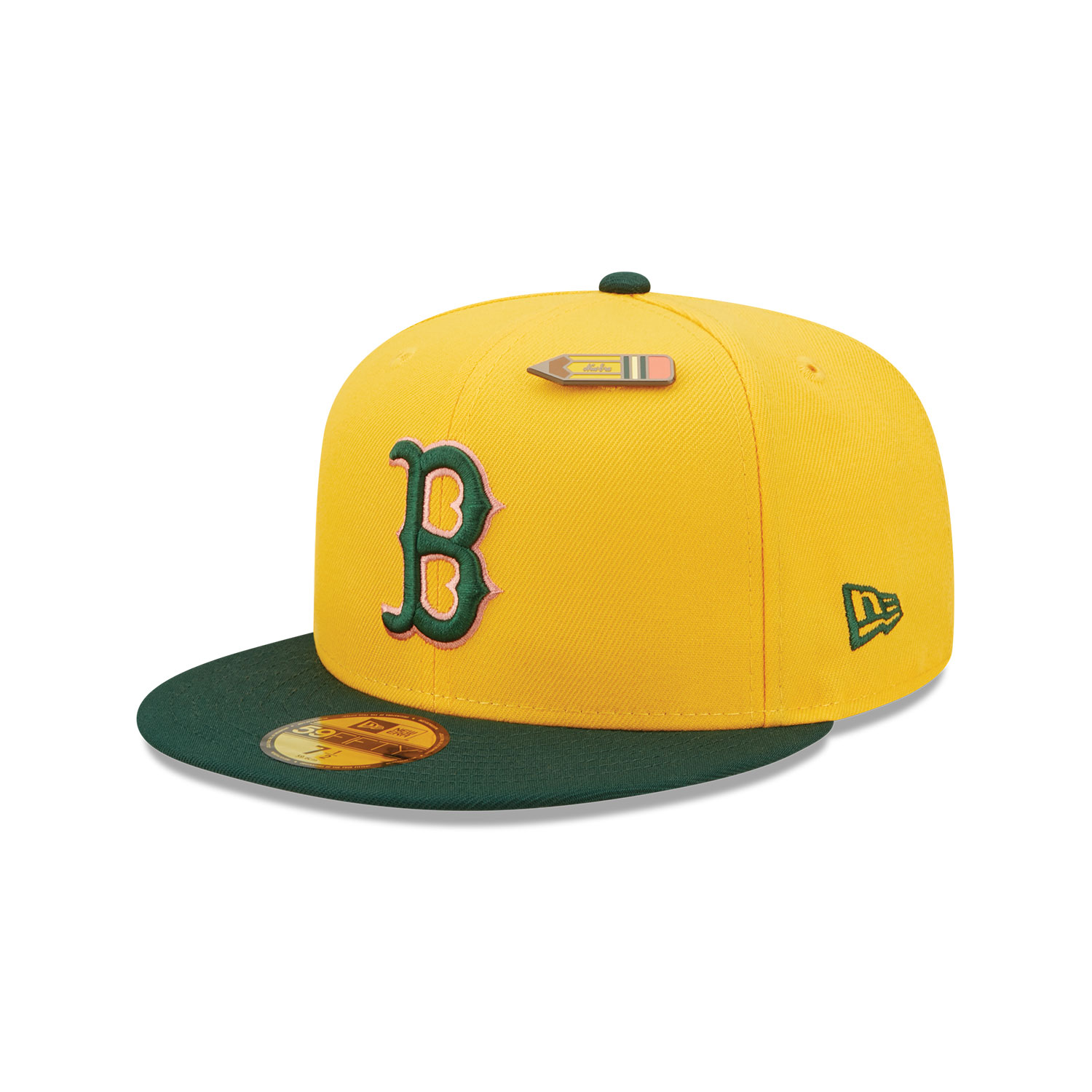 Official New Era Boston Red Sox MLB Back to School Yellow 59FIFTY