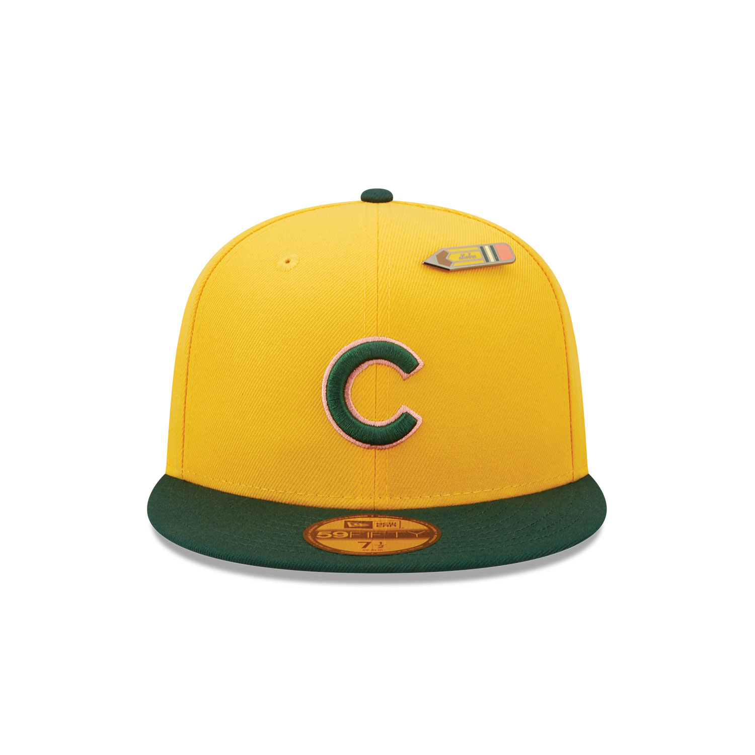 Chicago Cubs Back to School Yellow 59FIFTY Fitted Cap