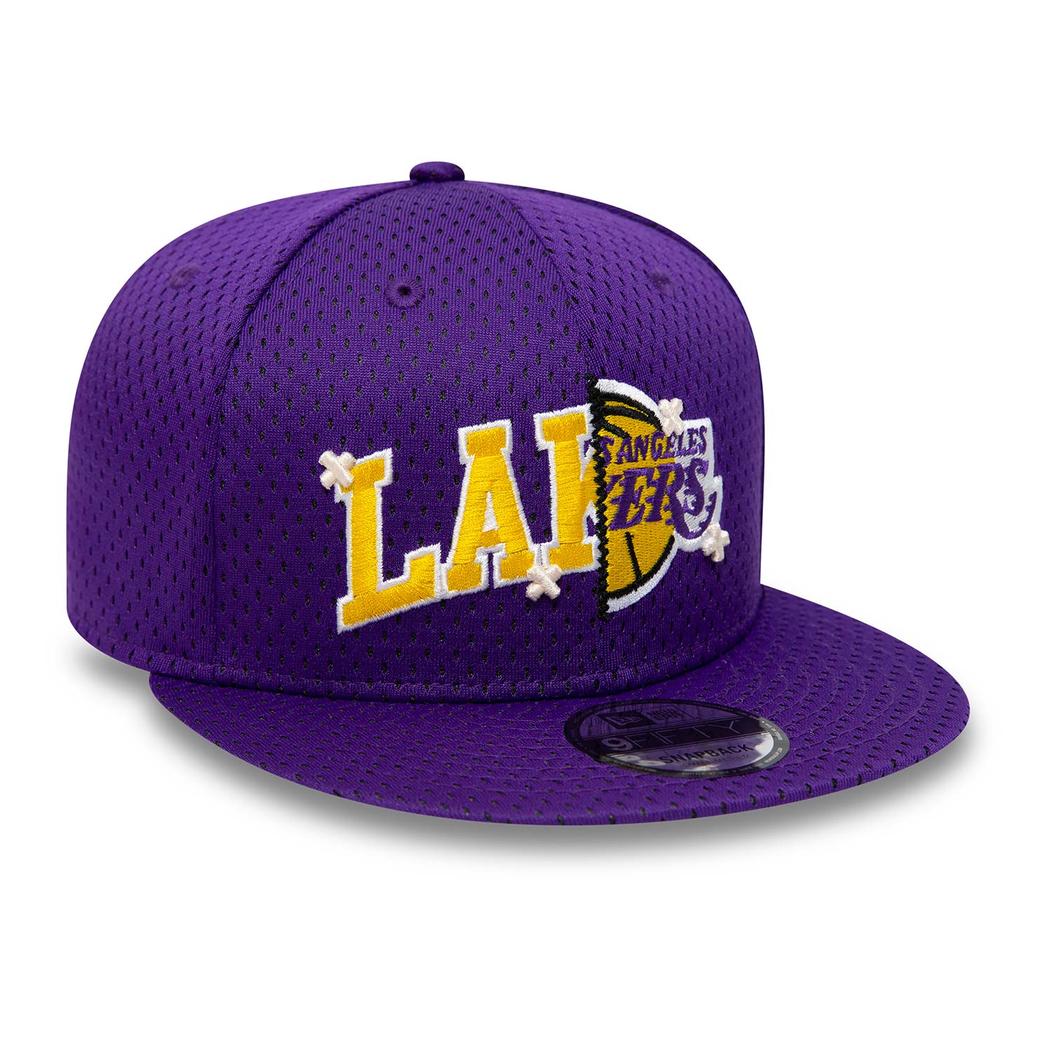Cappellino 9FIFTY Snapback LA Lakers Half Stitch Viola