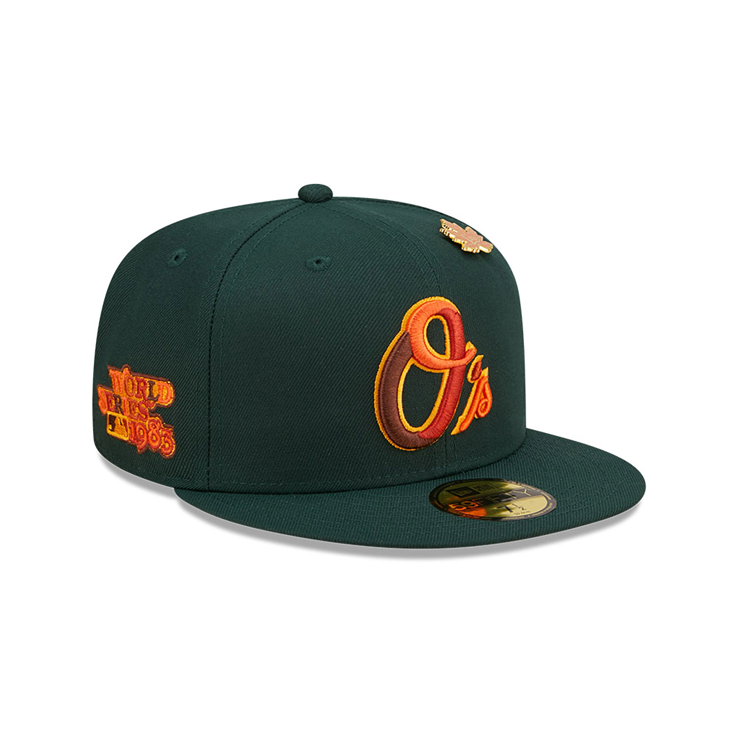 Cappellino 59FIFTY Fitted Baltimore Orioles Leafy Verde scuro