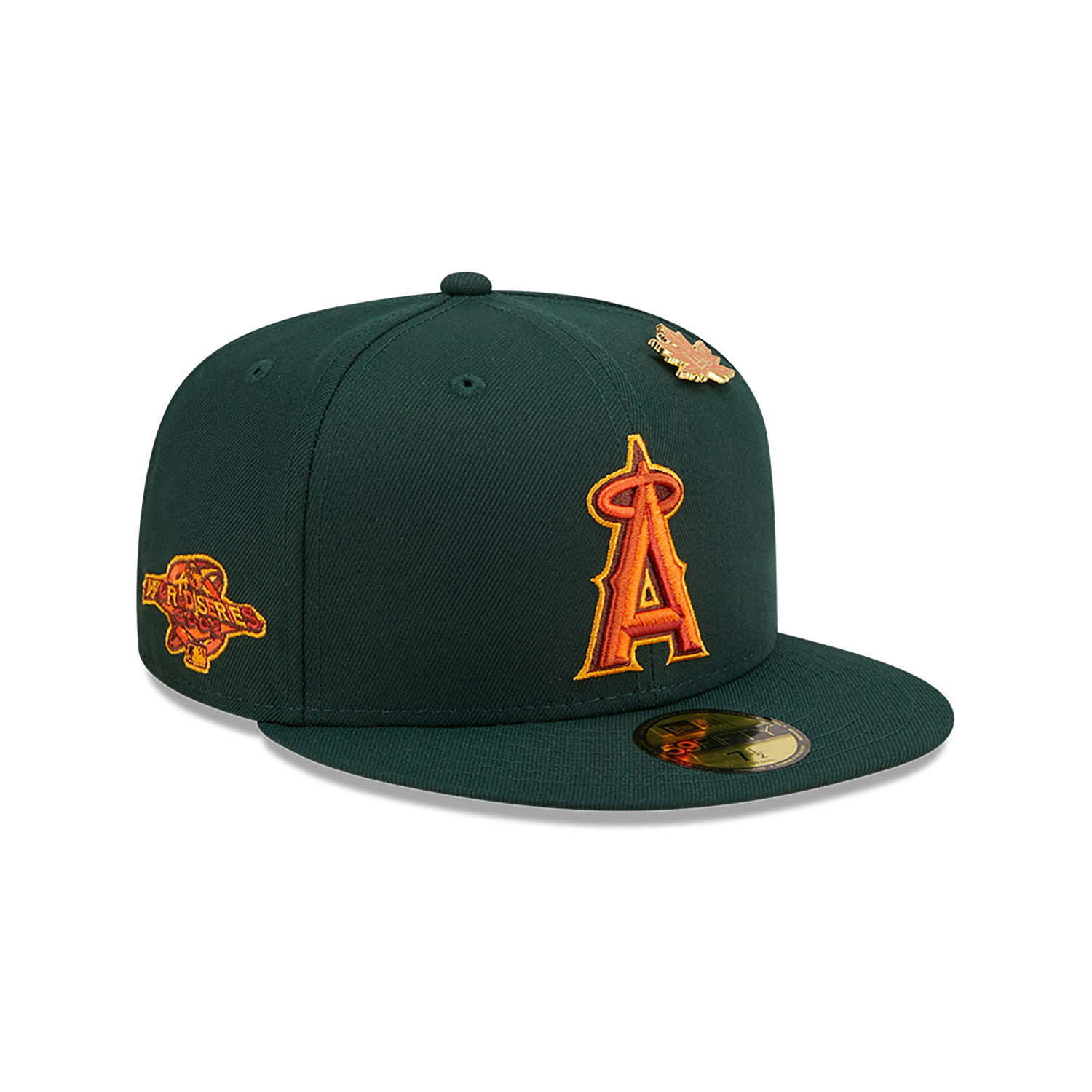 Cappellino 59FIFTY Fitted LA Angels Leafy Verde scuro