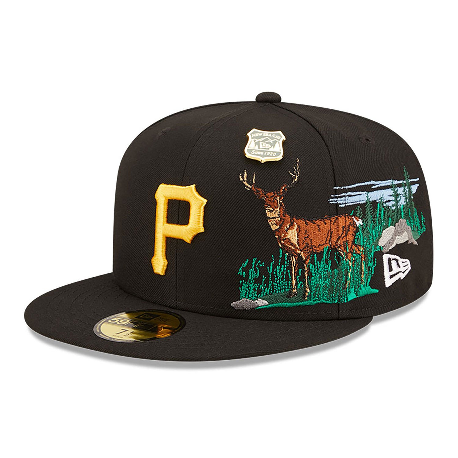 Cappellino 59FIFTY Fitted Pittsburgh Pirates State Park Nero