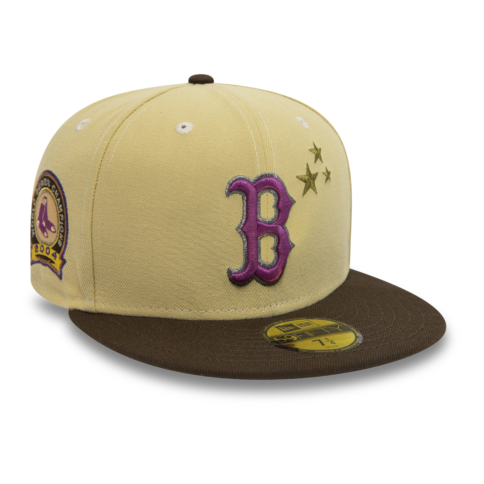 Boston Red Sox 2004 World Series Brown 59FIFTY Fitted Cap