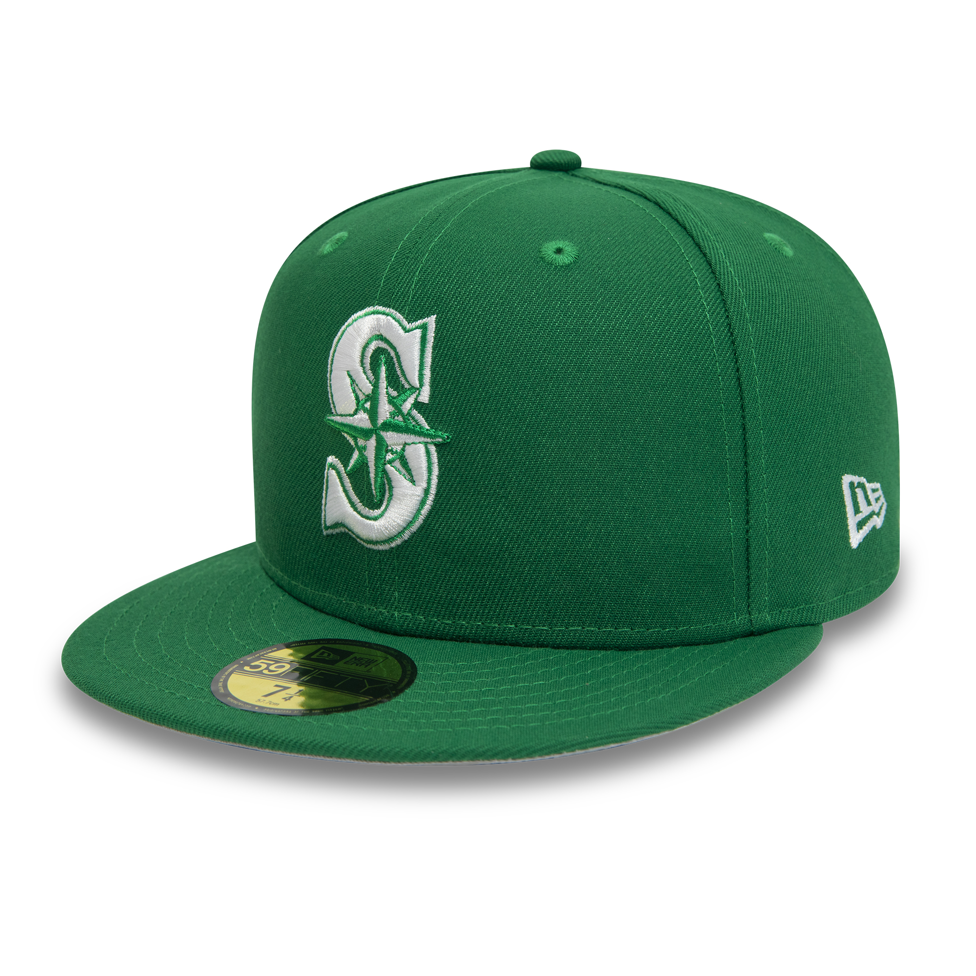 Official New Era Seattle Mariners MLB Kelly Green 59FIFTY Fitted Cap  B8124_288