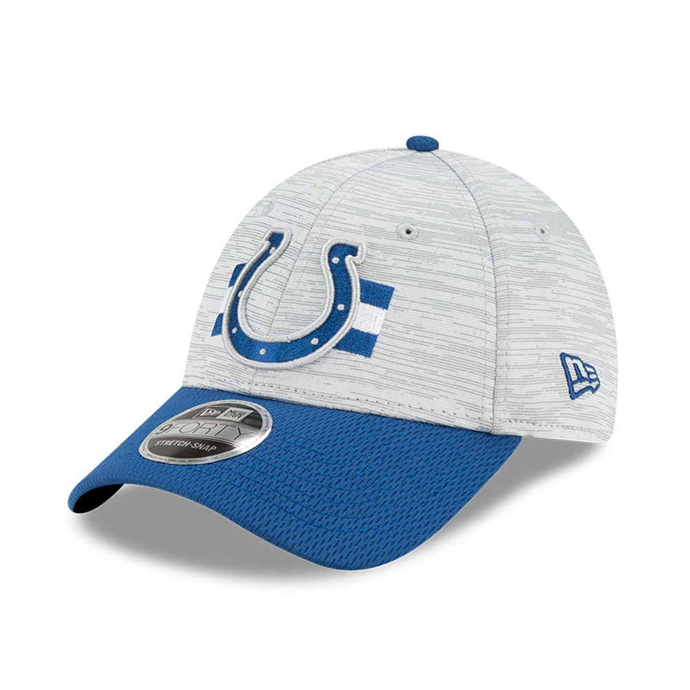 Indianapolis Colts NFL Entraînement Blue 9FORTY Stretch Snap Cap