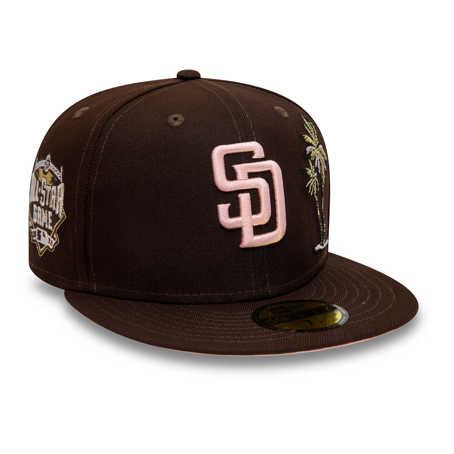 Braune San Diego Padres 2016 All Star Game 59FIFTY Fitted Cap B8239_286 ...