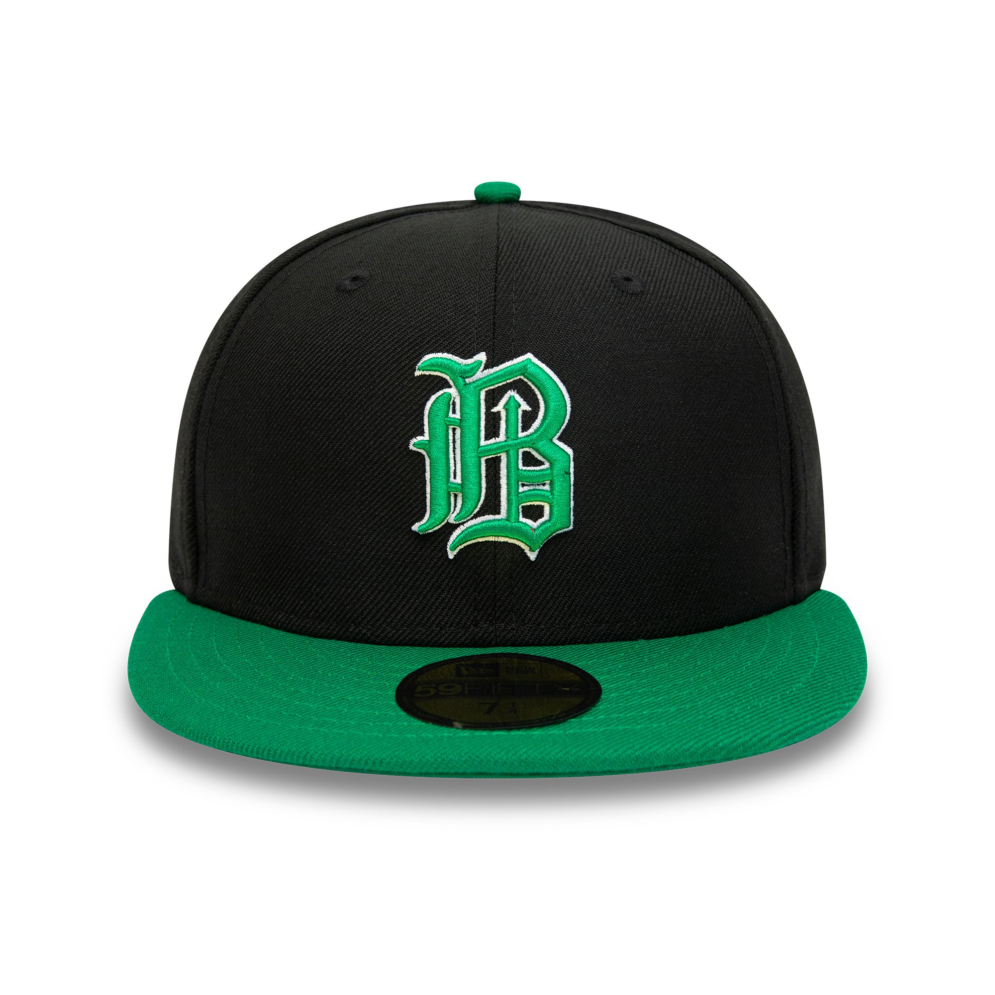 Birmingham Barons MiLB Black and Green 59FIFTY Fitted Cap