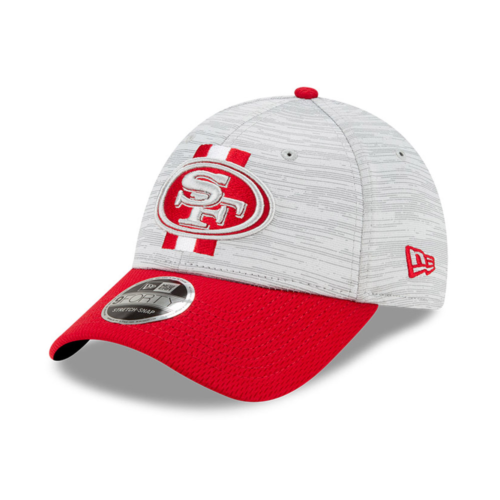 Casquette San Francisco 49ers NFL Training 9FORTY Stretch Snap Rouge