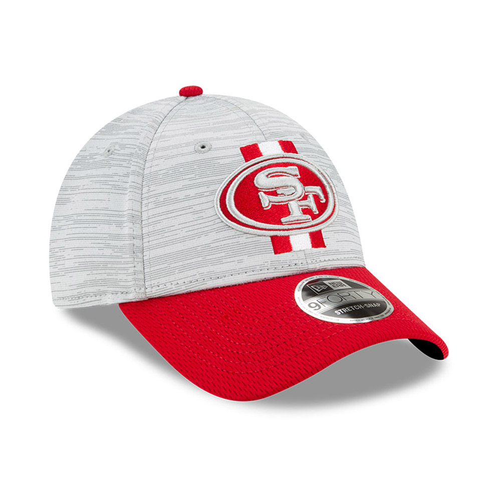 Cappellino con chiusura a pressione elasticizzato 9FORTY San Francisco 49ers NFL Training rosso