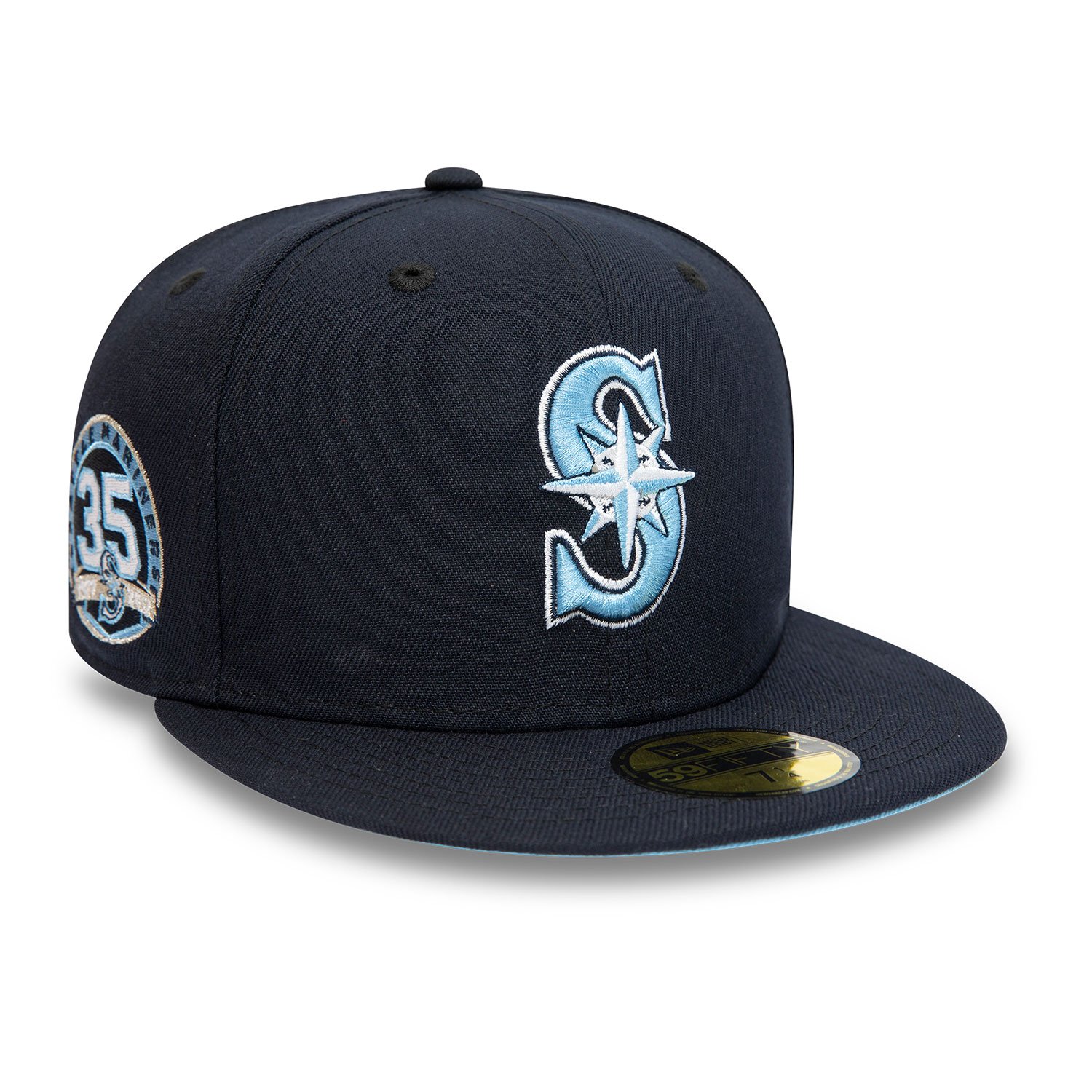 Seattle Mariners 35 Years Navy 59FIFTY Fitted Cap