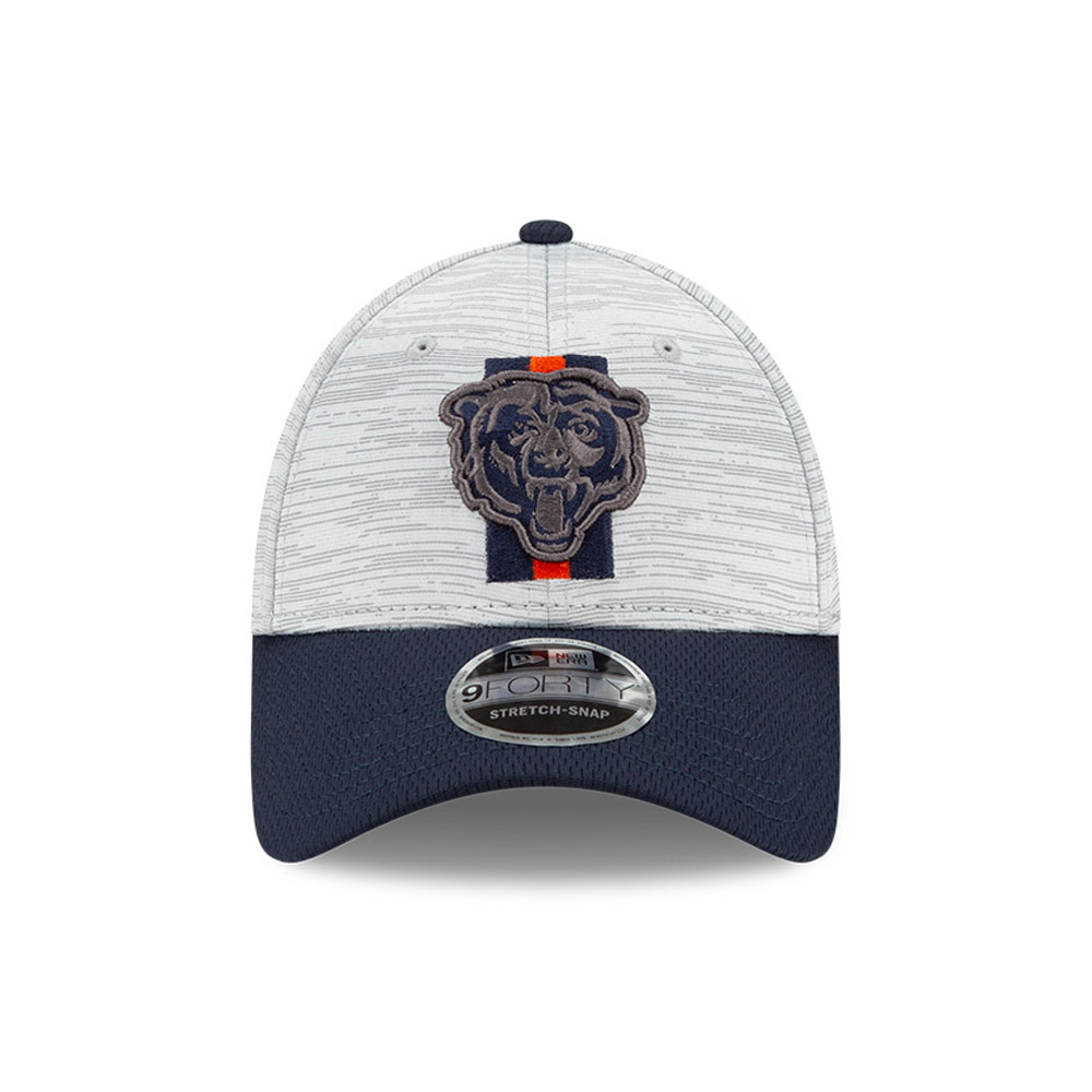 9FORTY Stretch Snap – Chicago Bears – NFL Training – Kappe in Blau mit Clipverschluss