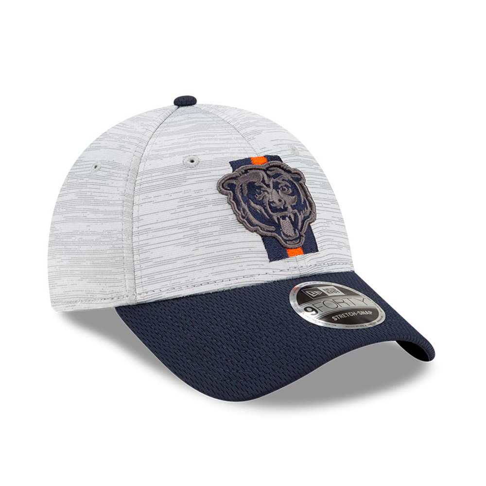 Casquette Chicago Bears NFL Training 9FORTY Stretch Snap Bleu