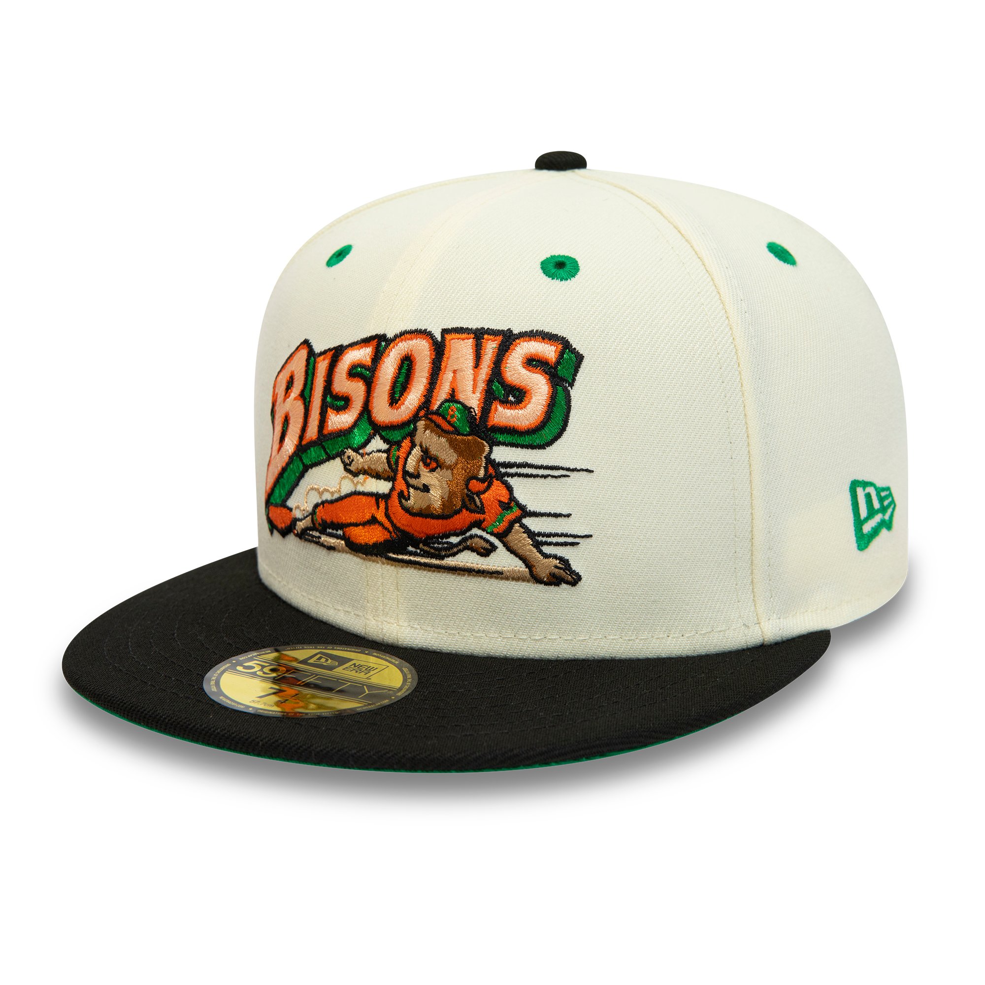 Buffalo Bisons MiLB Chrome White 59FIFTY Fitted Cap