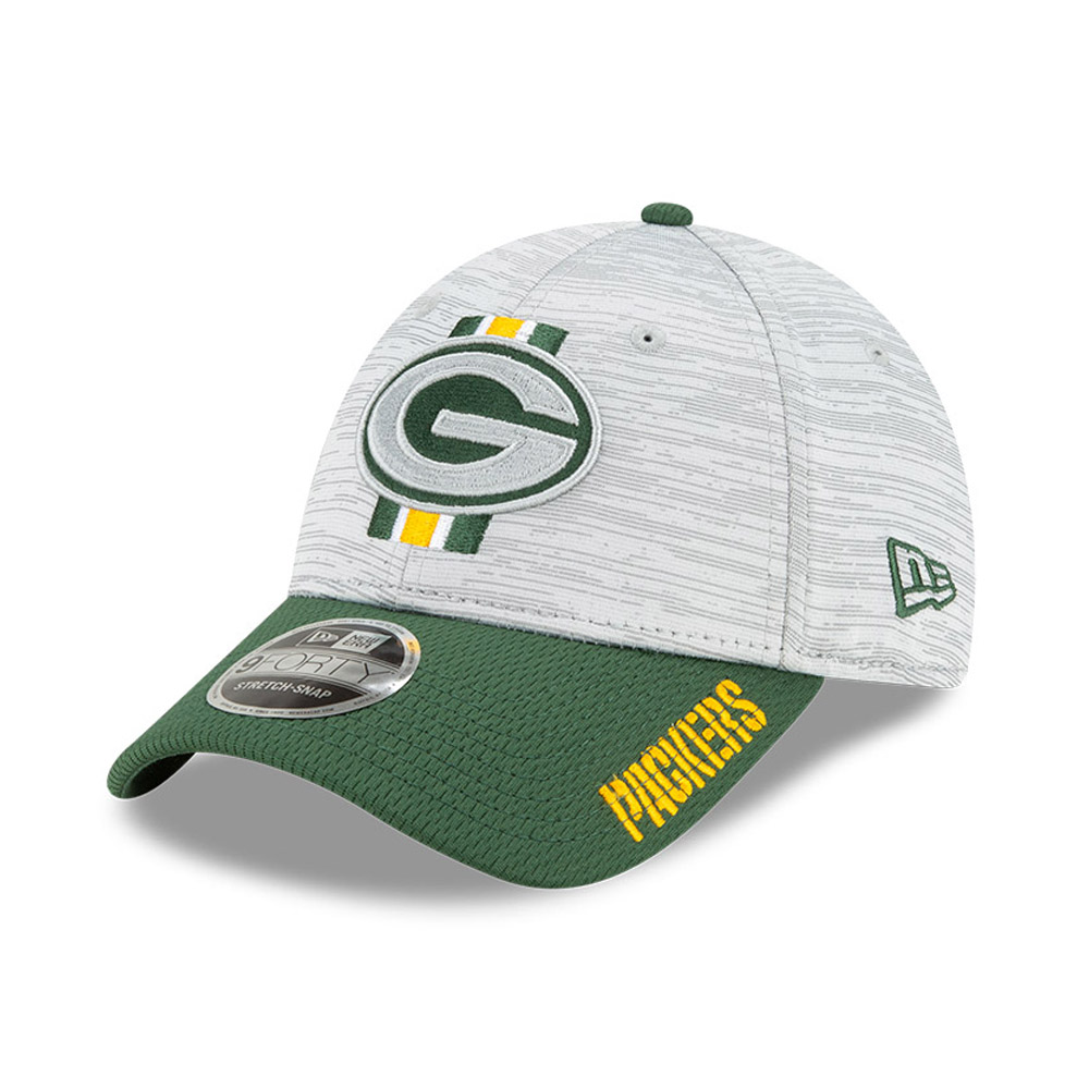 Green Bay Packers NFL Entraînement Green 9FORTY Stretch Snap Cap