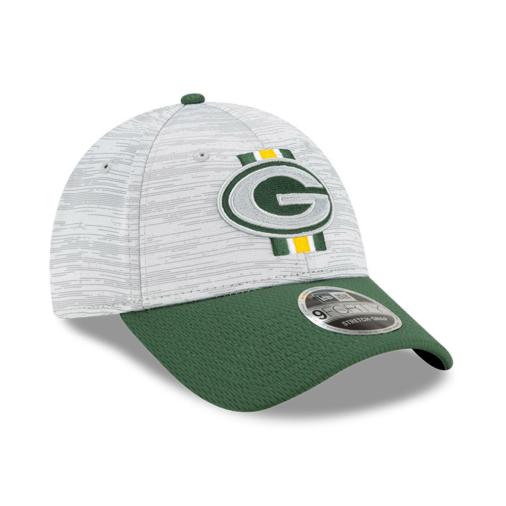 Green Bay Packers NFL Entraînement Green 9FORTY Stretch Snap Cap