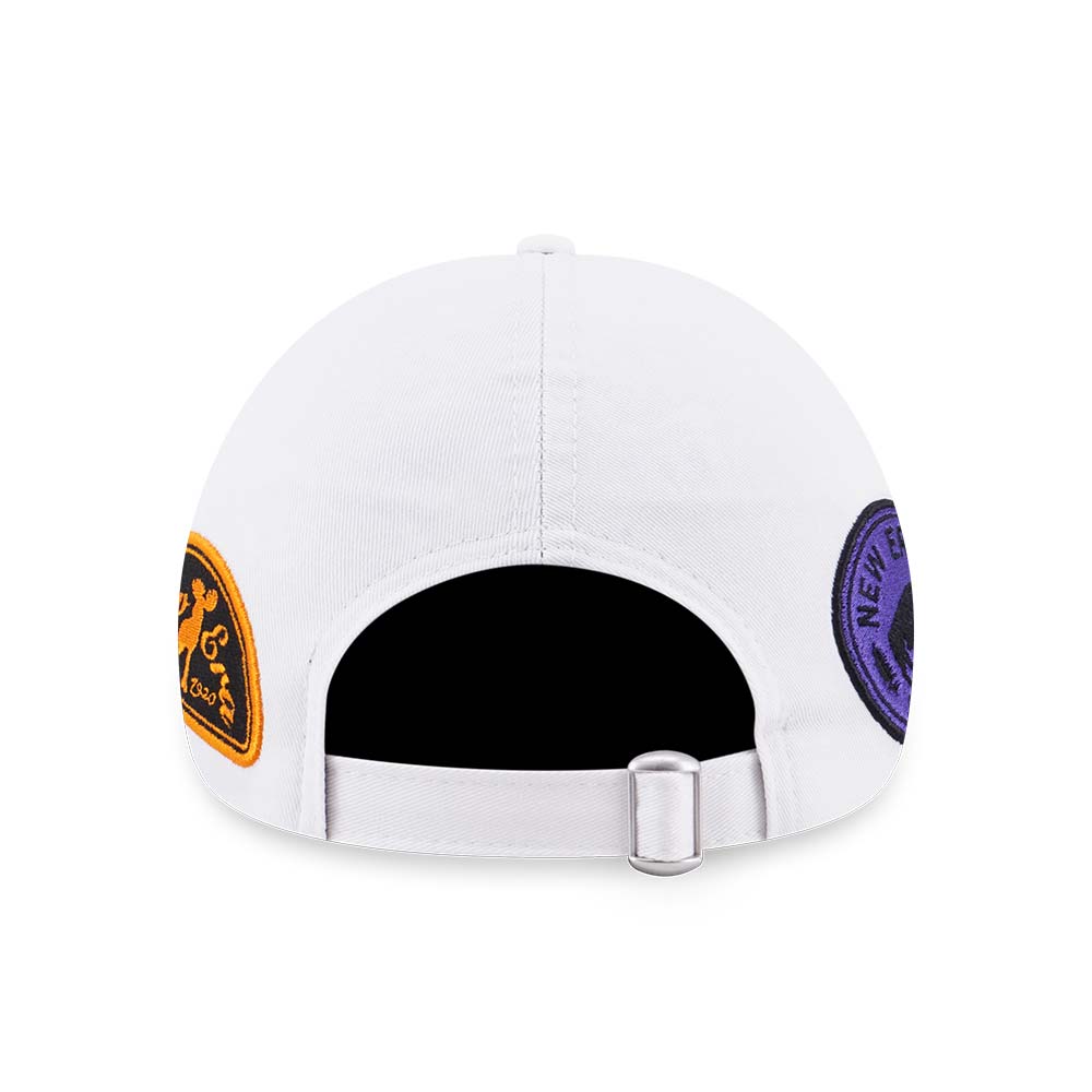 New Era Multi Patch White 9FORTY Adjustable Cap