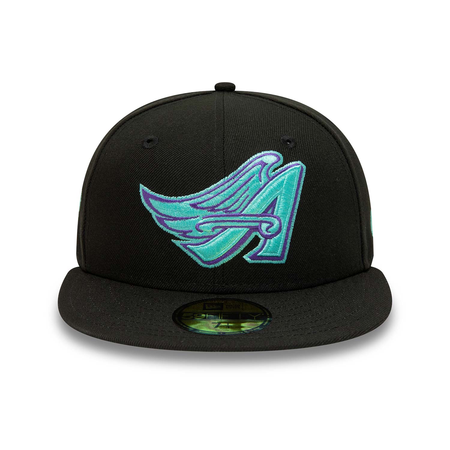 Cappellino 59FIFTY Fitted Anahiem Angels Tint Nero e azzurro