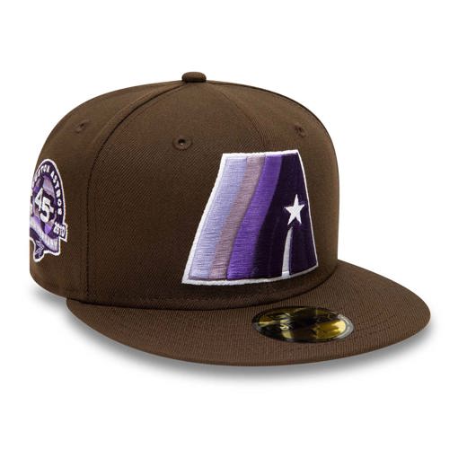 Braune Houston Astros A Star 59FIFTY Fitted Cap