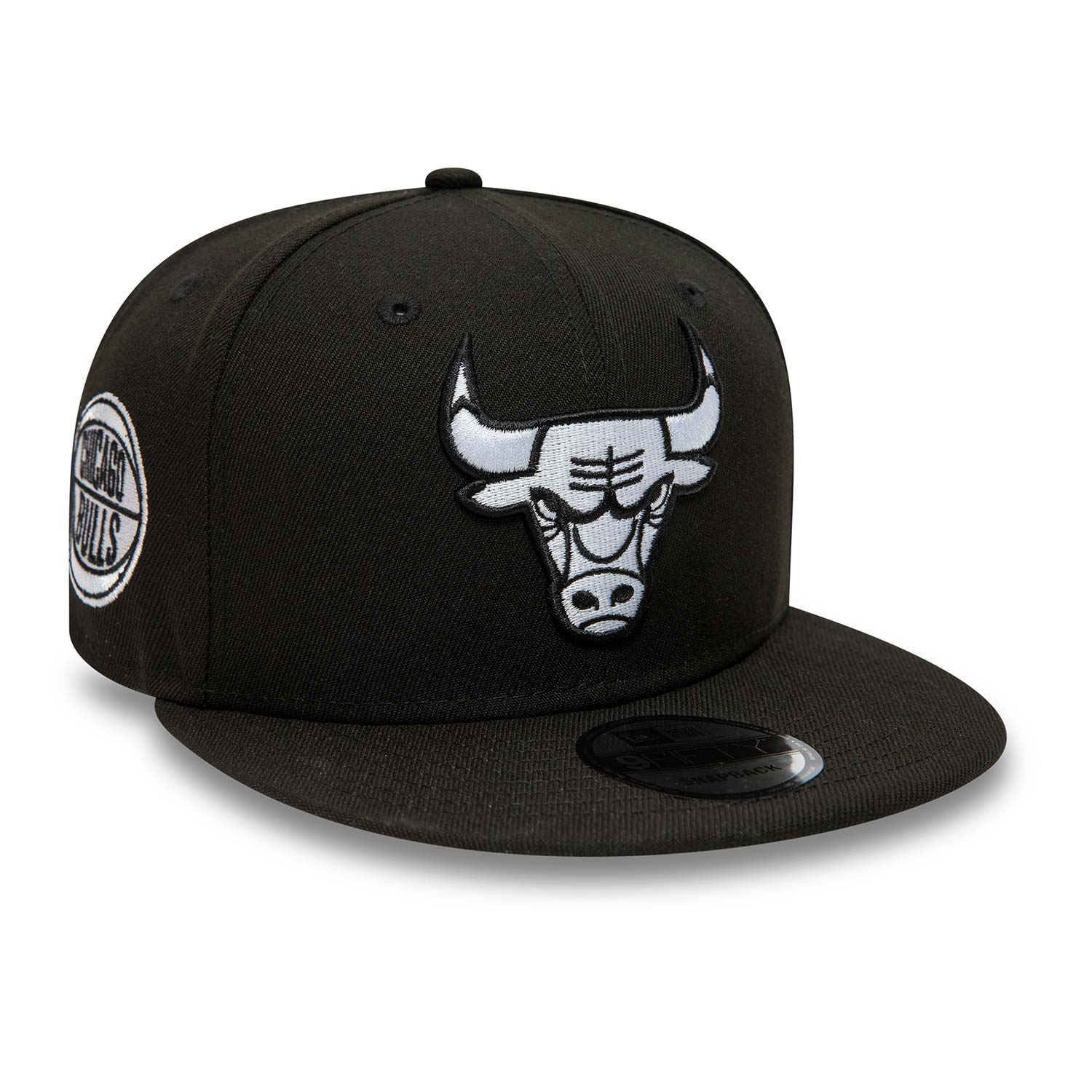 Chicago Bulls Black 9FIFTY Snapback Cap