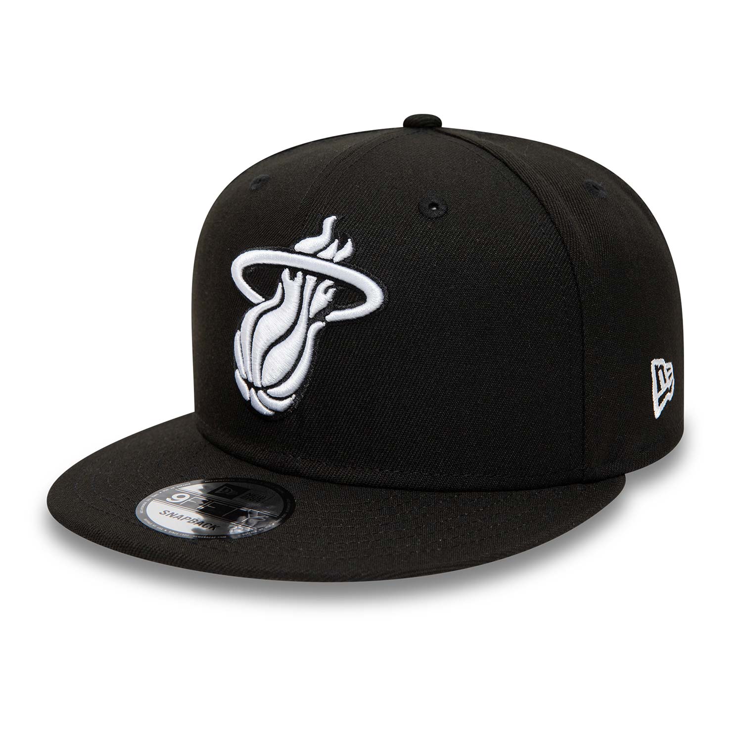 Miami Heat Black 9FIFTY Snapback Cap