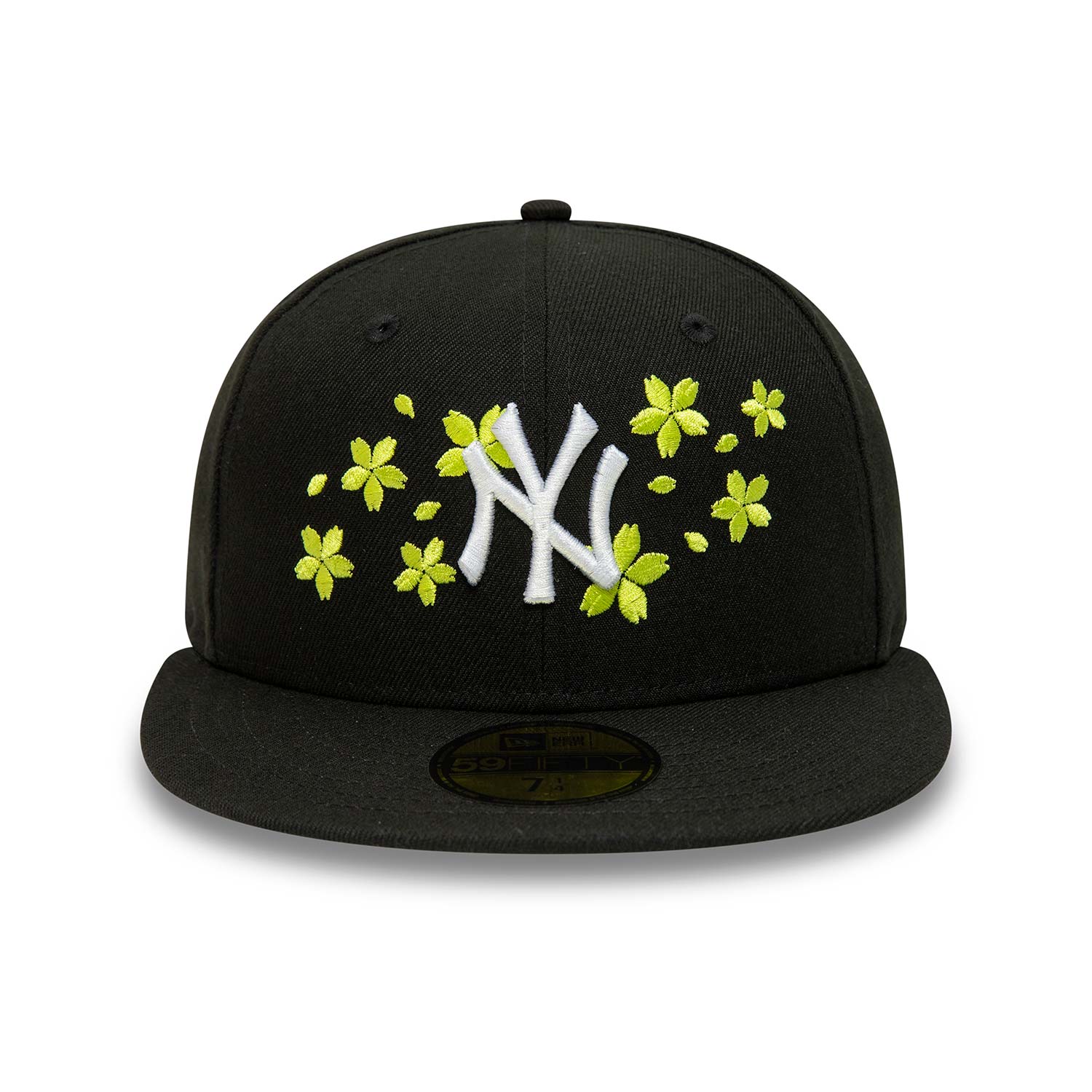 Official New Era New York Yankees Flowers Black/Yellow 59FIFTY Fitted ...