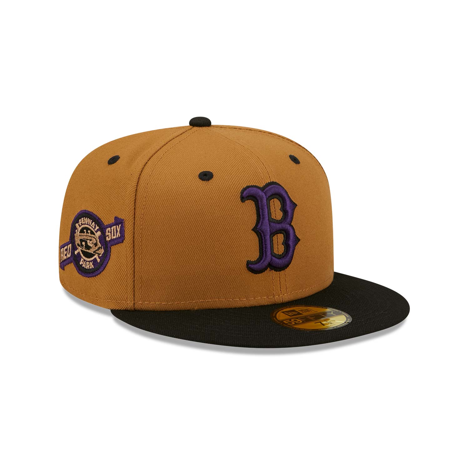 Boston Red Sox Purple Wheat 59FIFTY Fitted Cap
