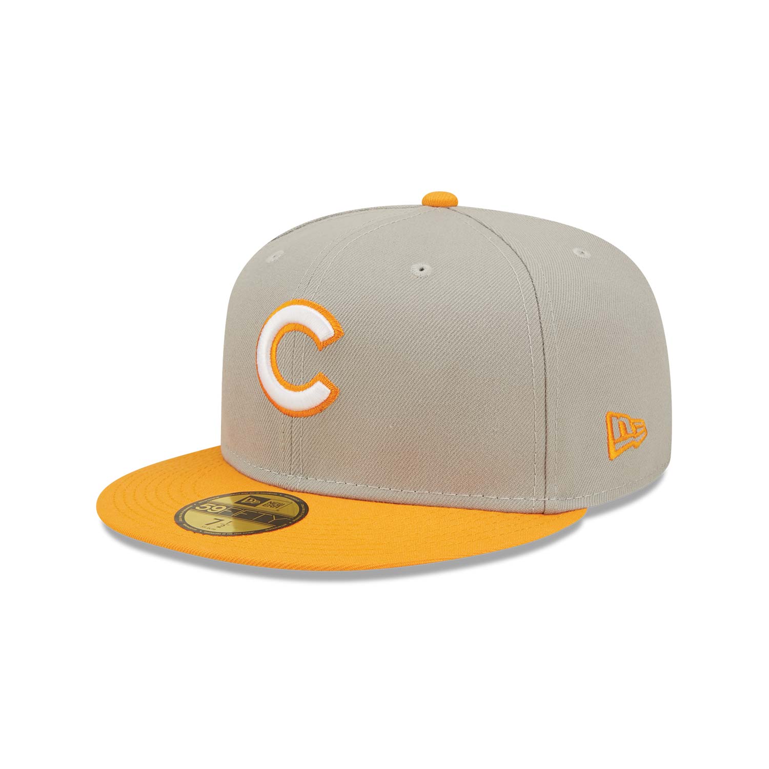 Casquette 59FIFTY Fitted Chicago Cubs Orange Soda Gris