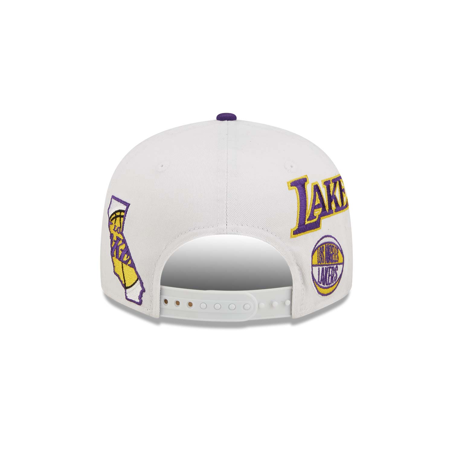 LA Lakers All Over Patch White 9FIFTY Snapback Cap