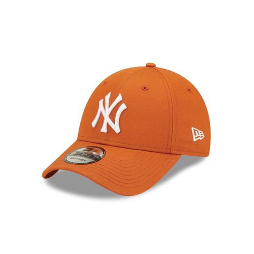 Orangene New York Yankees League Essentials 9FORTY Verstellbare Cap