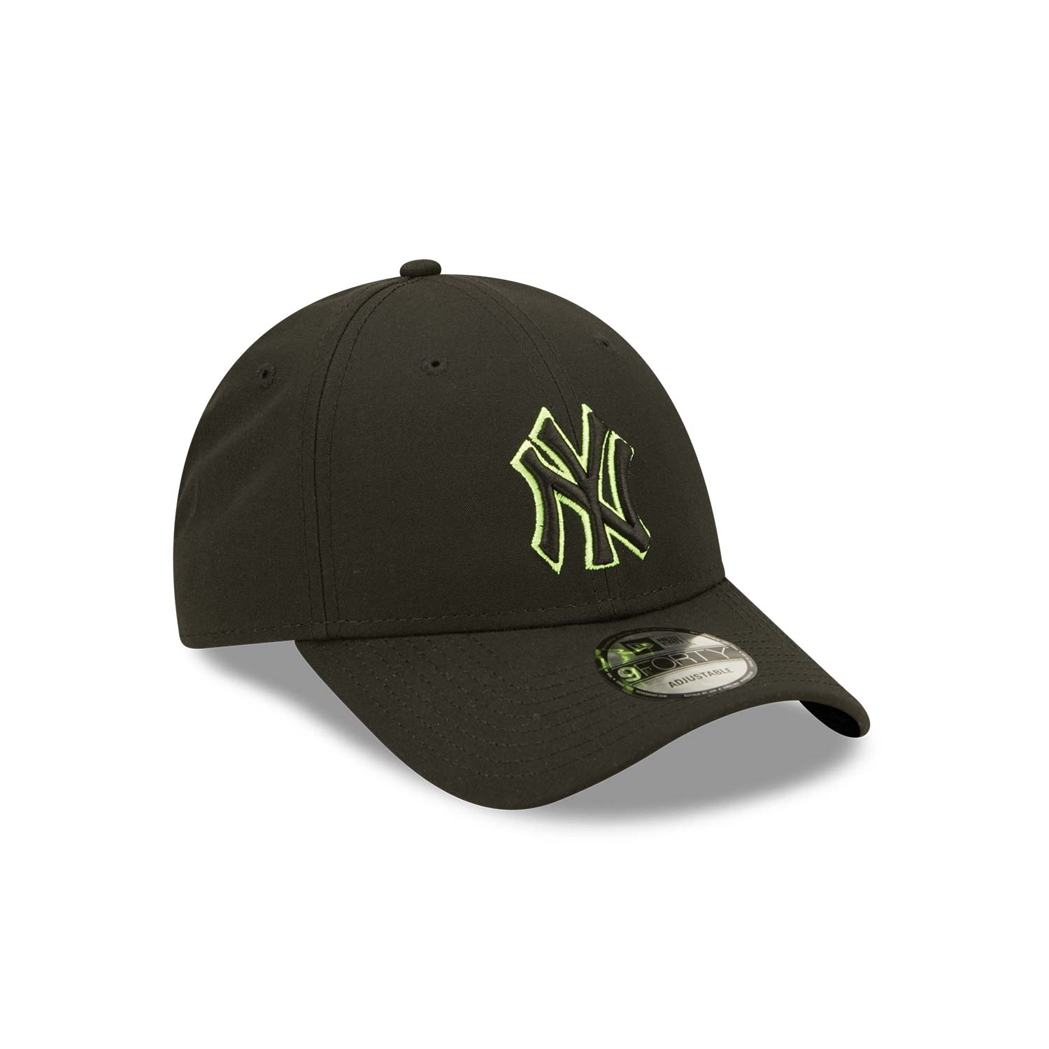 New York Yankees Repreve Neon Black 9FORTY Adjustable Cap