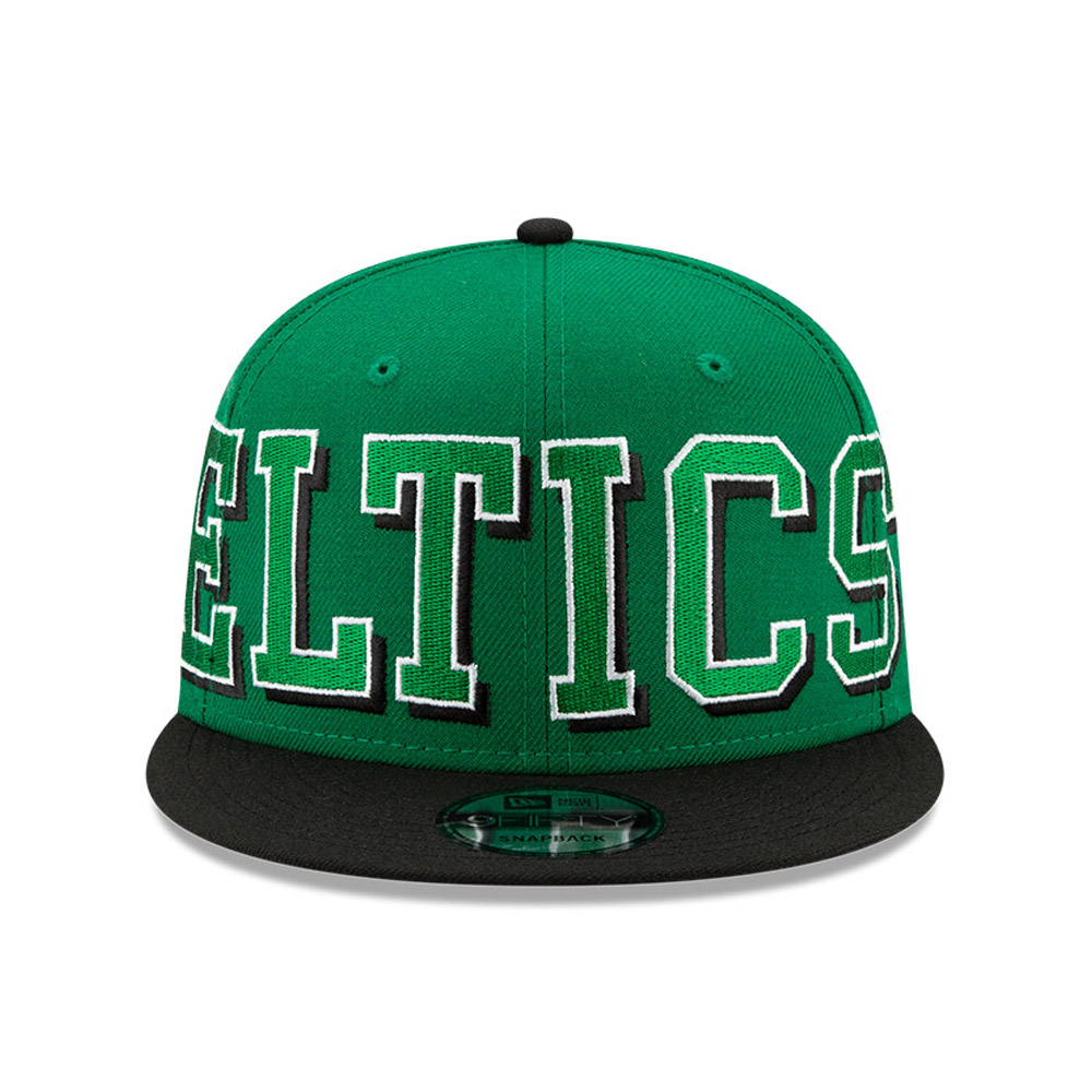 Cappellino 9FIFTY NBA Wordmark dei Boston Celtics verde