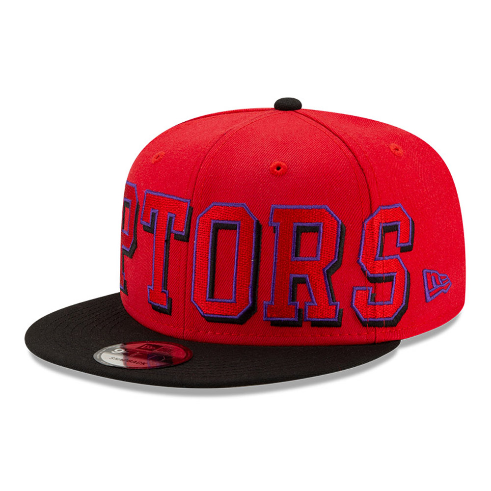 Cappellino 9FIFTY NBA Wordmark dei Toronto Raptors rosso
