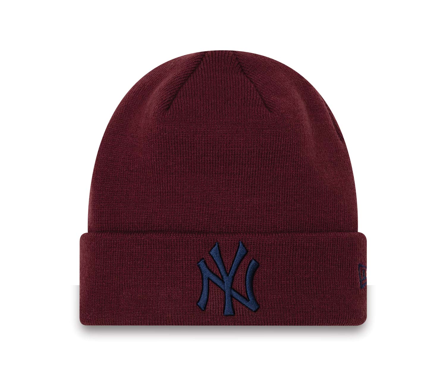 New York Yankees League Essentials Maroon Cuff Beanie Hat