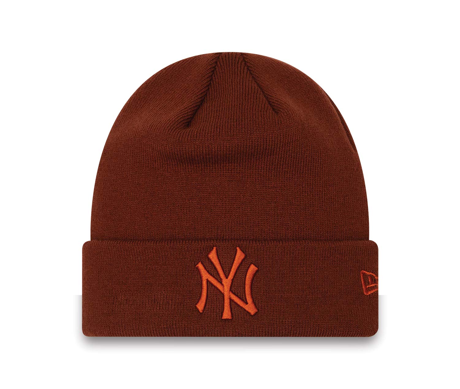 New York Yankees League Essentials Dark Brown Cuff Beanie Hat