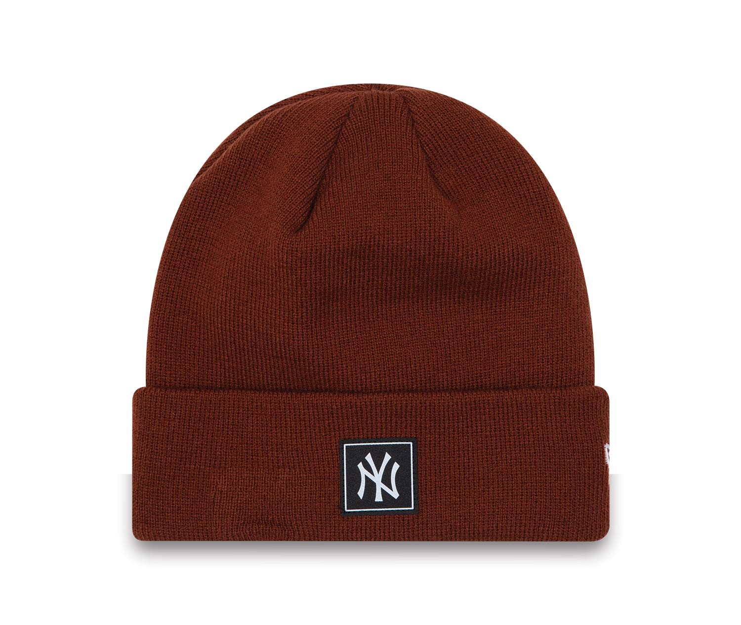 New York Yankees Team Cuff Dark Brown Beanie Hat