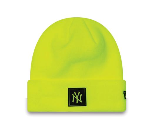 Gelbe New York Yankees Neon Beanie