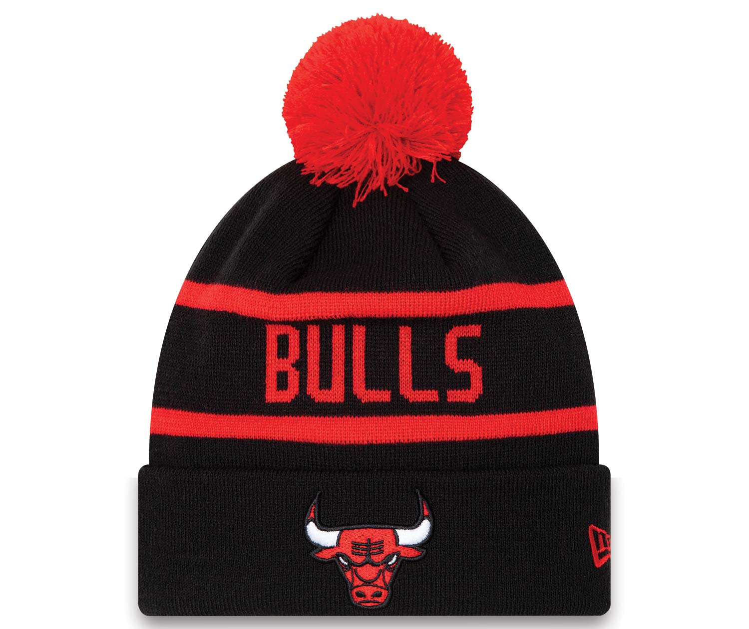 Chicago Bulls Jake Cuff Black Beanie Hat