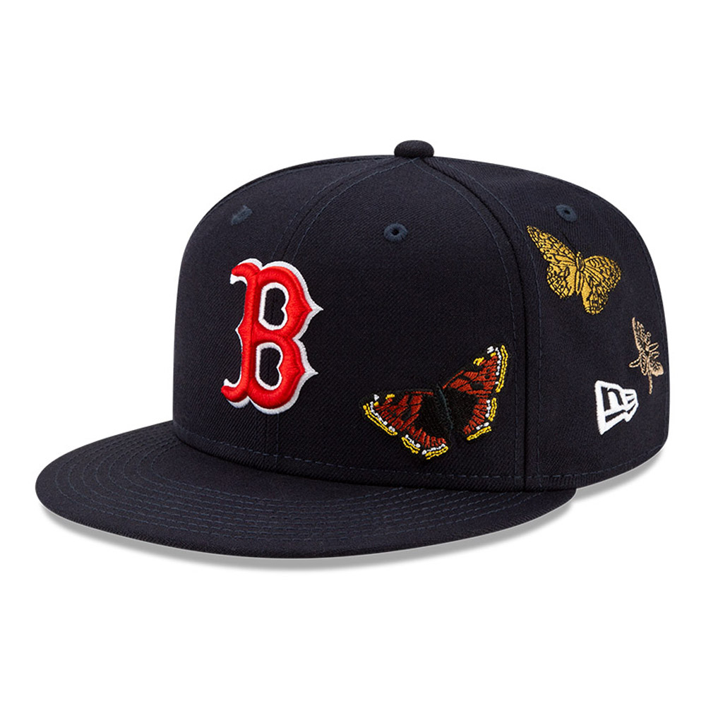 Gorra Boston Red Sox MLB Felt 59FIFTY, azul marino
