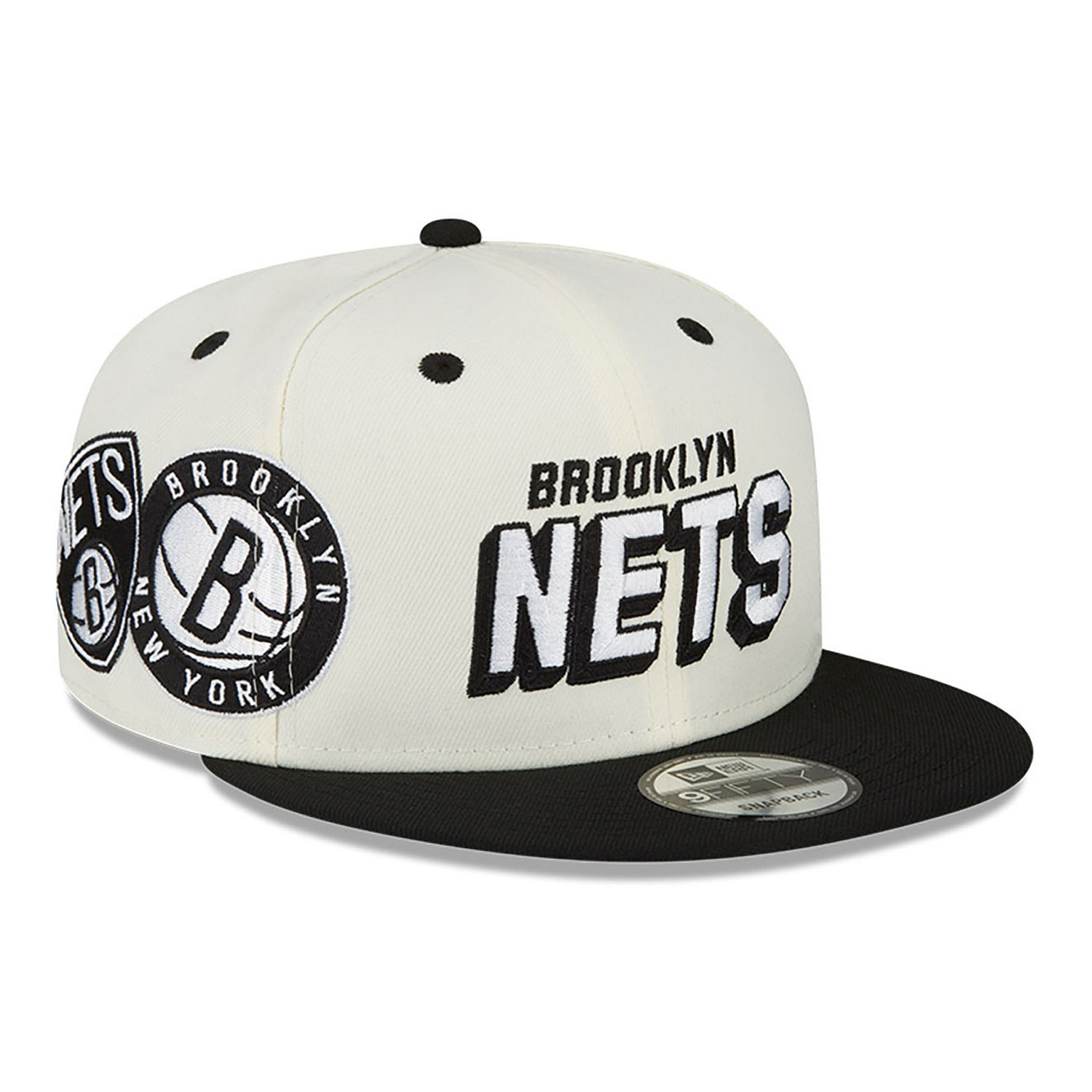 Official New Era Awake NBA Brooklyn Nets White 9FIFTY Cap B8872_3 | New ...