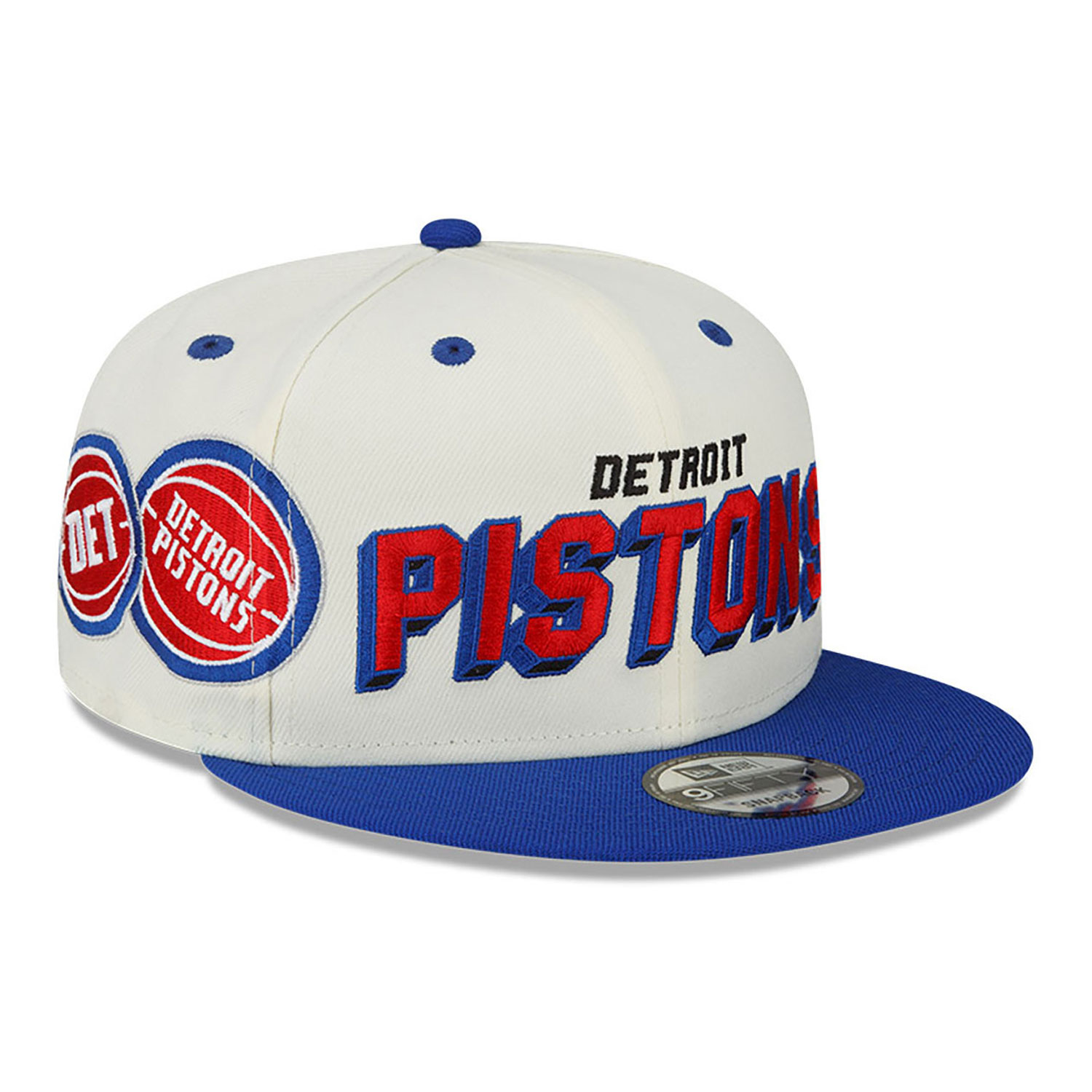 Detroit Pistons Awake White 9FIFTY Snapback