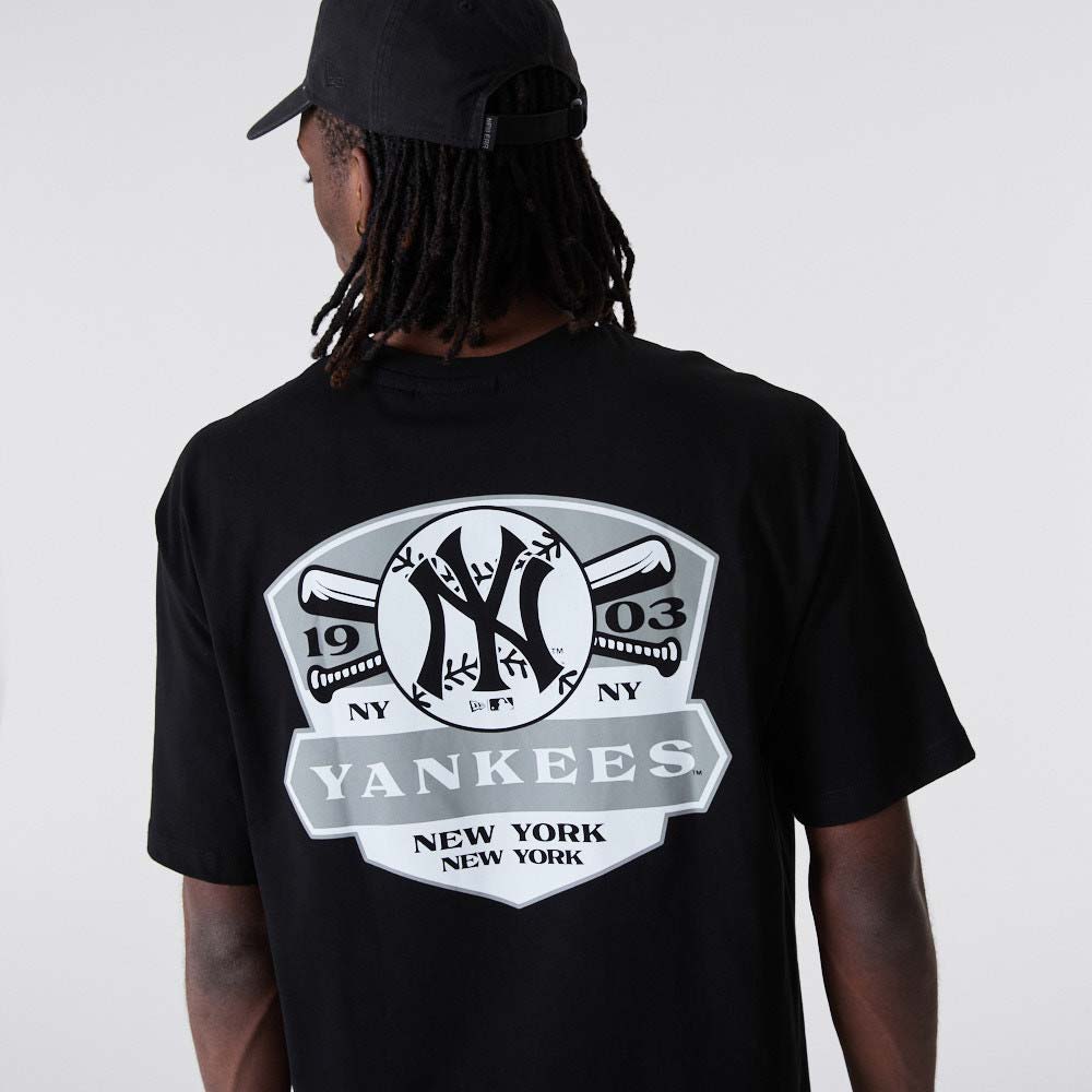 T-Shirt oversize New York Yankees Graphic Nera