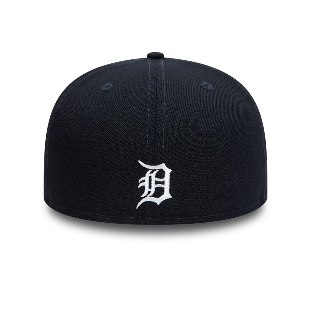 Detroit Tigers MLB Side Patch Bloom Navy 59FIFTY Fitted Cap