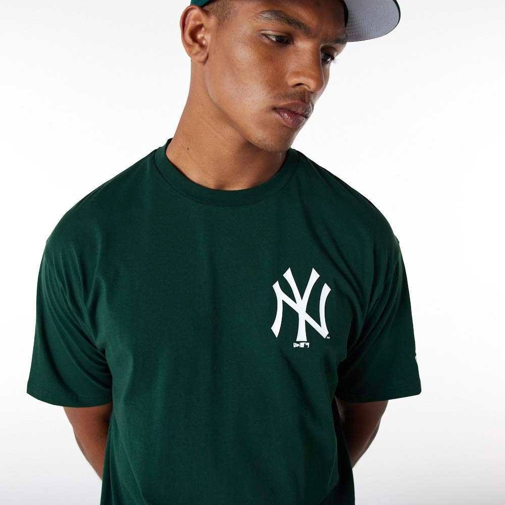New York Yankees Essentials Oversized Dark Green T-Shirt