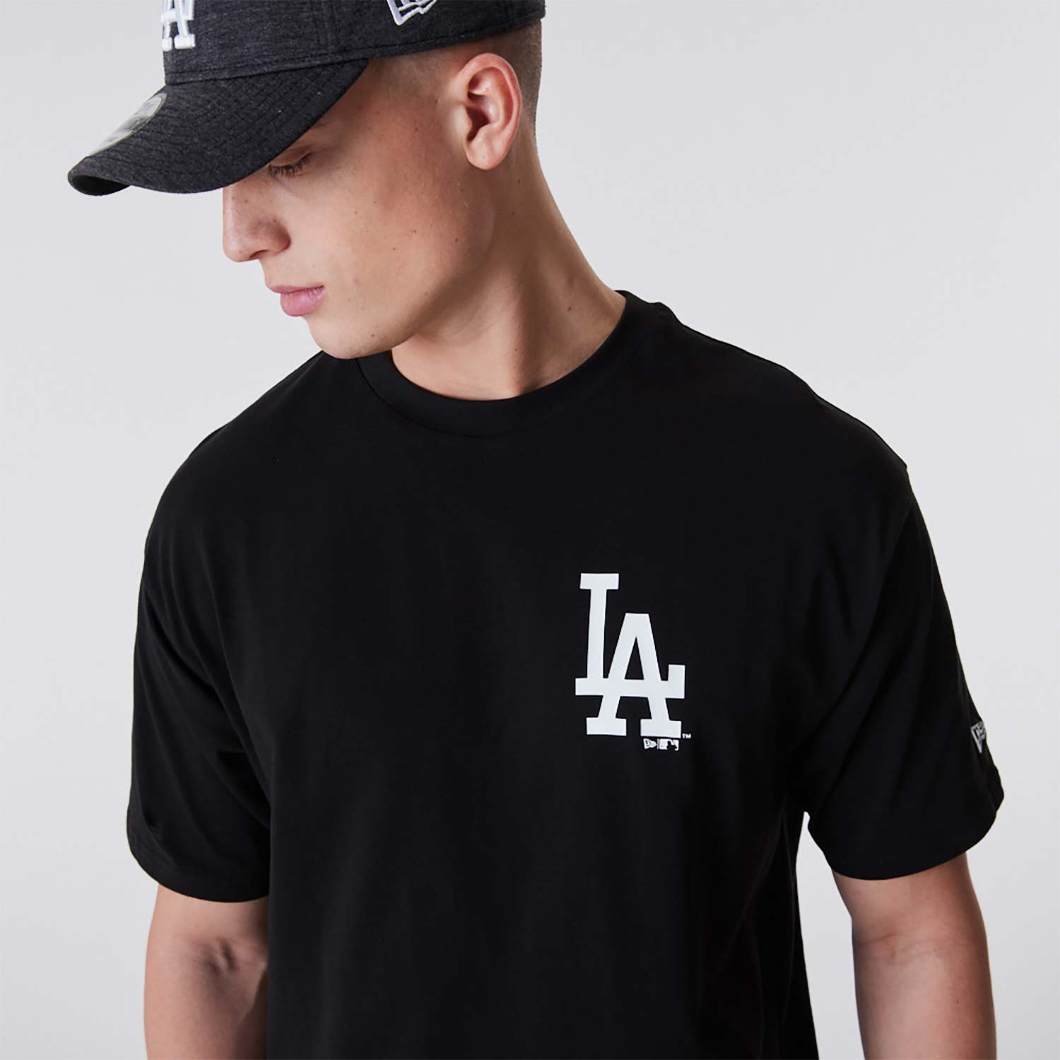 T-shirt Oversize LA Dodgers Essentials Noir