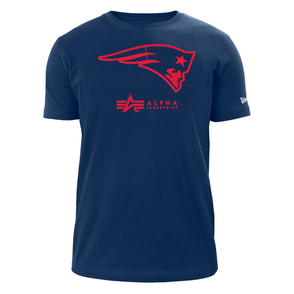 T-Shirt New England Patriots x Alpha Industries Blu Navy