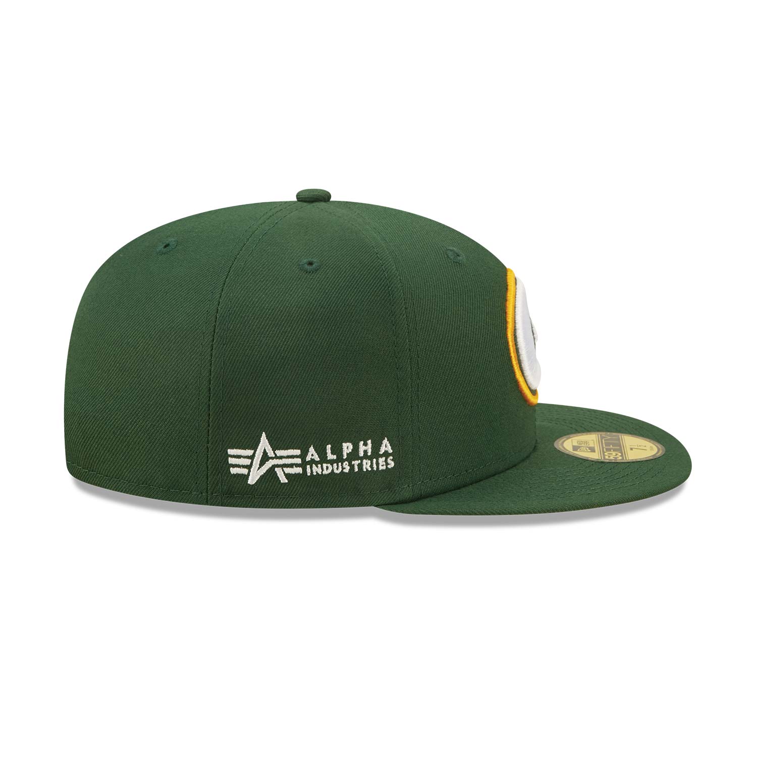 Green Bay Packers x Alpha Industries Green 59FIFTY Fitted Cap