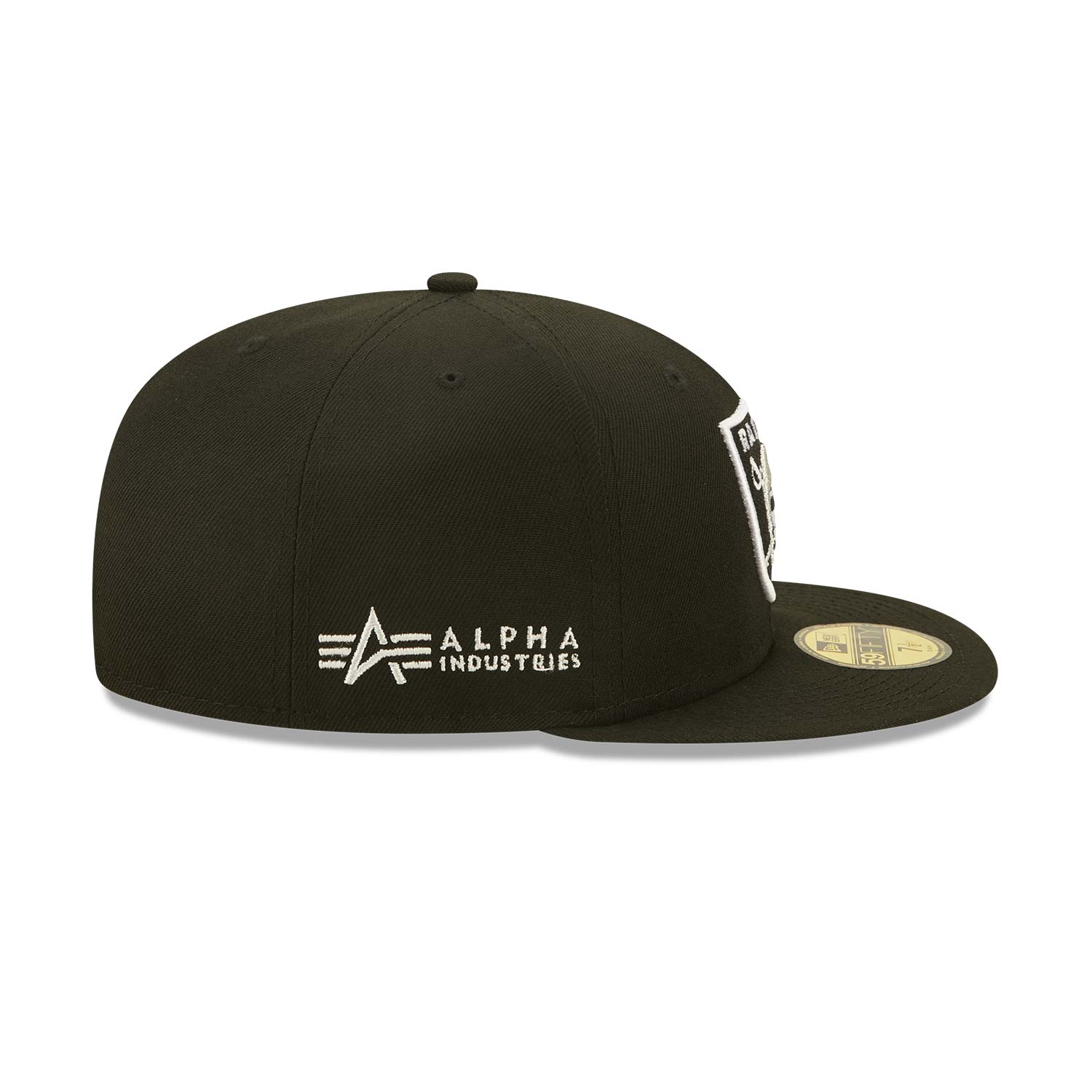 Las Vegas Raiders x Alpha Industries Black 59FIFTY Fitted Cap