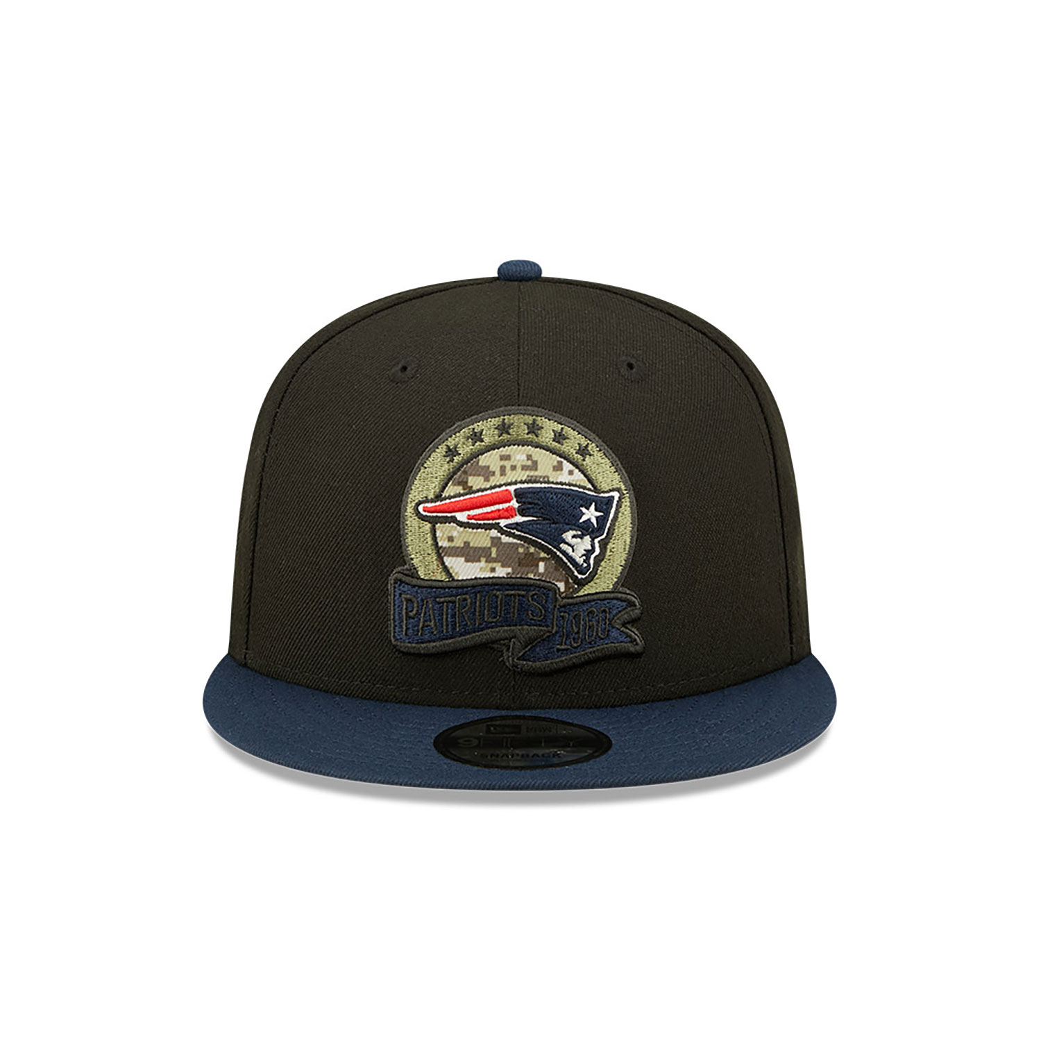 Cappellino 9FIFTY Snapback New England Patriots NFL Salute to Service Nero